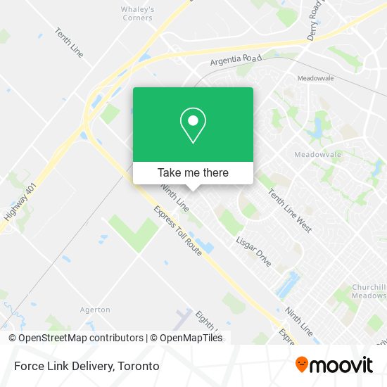 Force Link Delivery map
