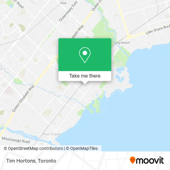 Tim Hortons map