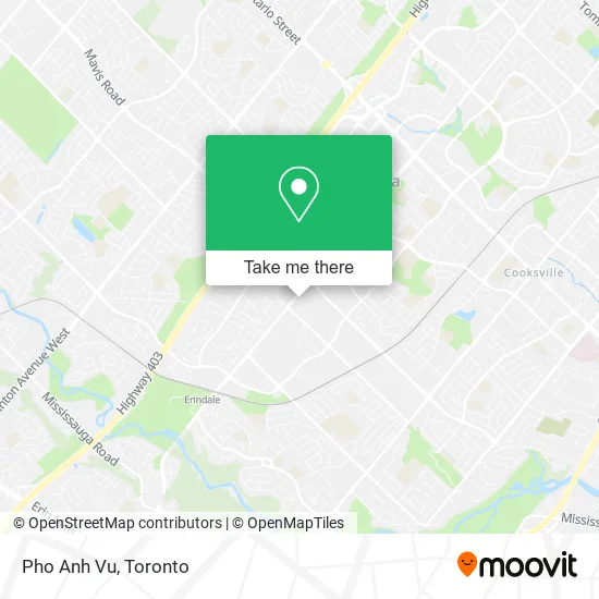 Pho Anh Vu map