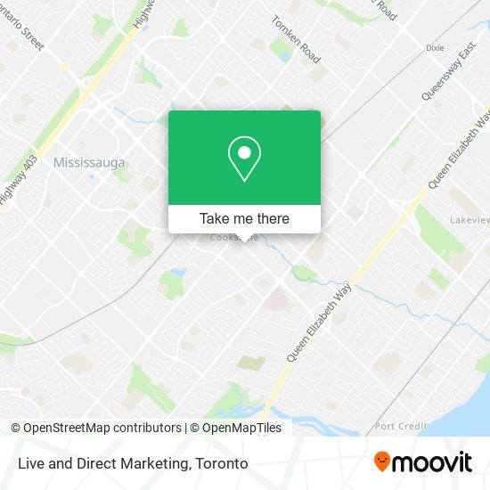 Live and Direct Marketing map
