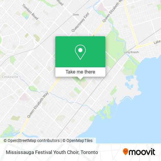 Mississauga Festival Youth Choir map