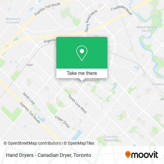 Hand Dryers - Canadian Dryer map