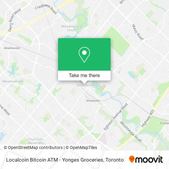 Localcoin Bitcoin ATM - Yonges Groceries map