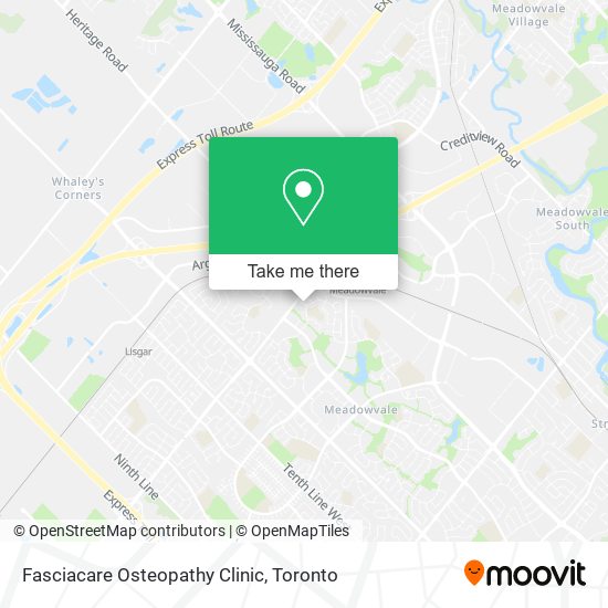 Fasciacare Osteopathy Clinic map