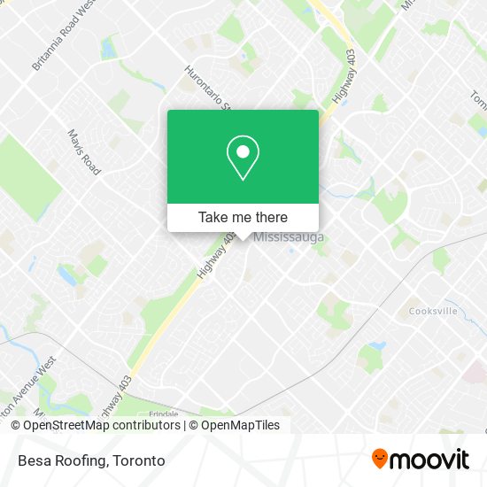 Besa Roofing map