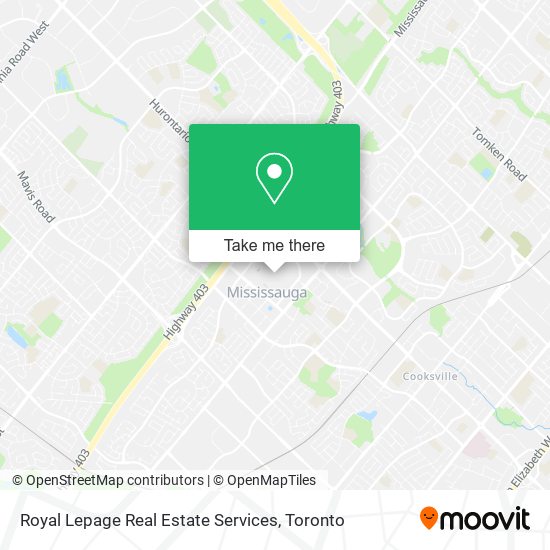 Royal Lepage Real Estate Services map