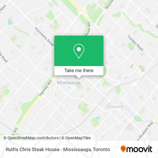 Ruth's Chris Steak House - Mississauga plan