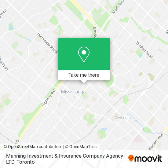 Manning Investment & Insurance Company Agency LTD map