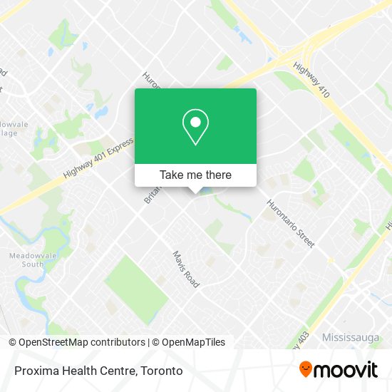 Proxima Health Centre map