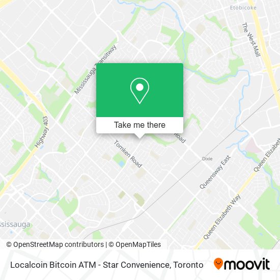 Localcoin Bitcoin ATM - Star Convenience map