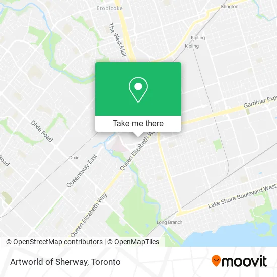 Artworld of Sherway map