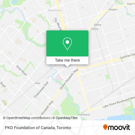 PKD Foundation of Canada map