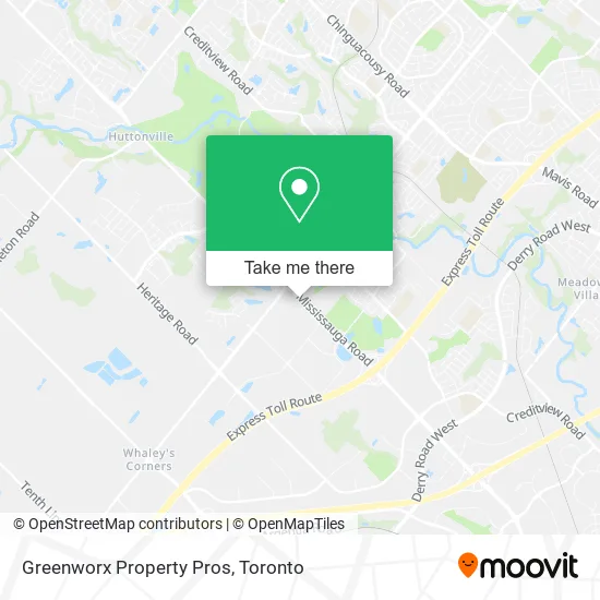 Greenworx Property Pros map
