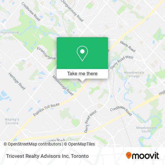 Triovest Realty Advisors Inc map