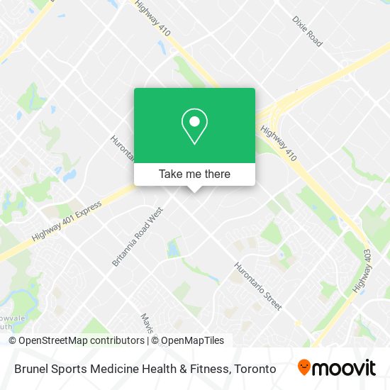 Brunel Sports Medicine Health & Fitness map