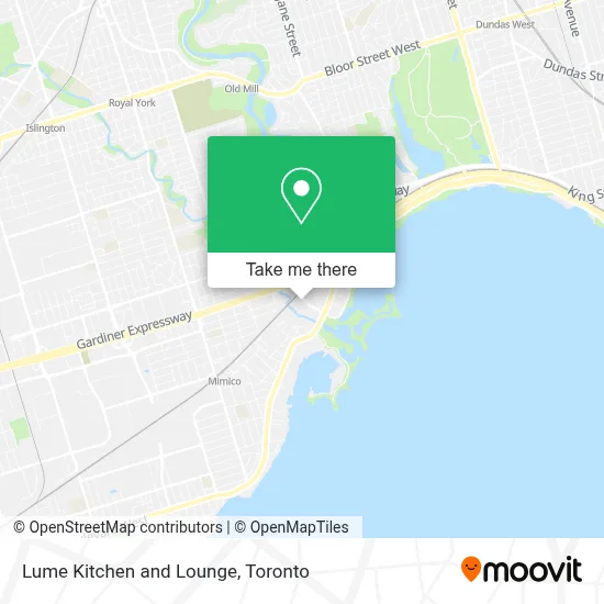 Lume Kitchen and Lounge map
