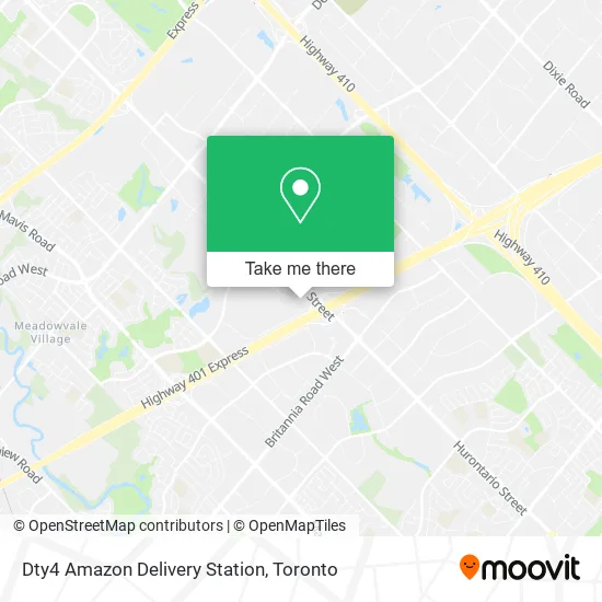 Dty4 Amazon Delivery Station map