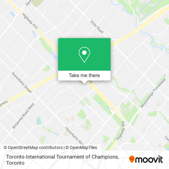 Toronto International Tournament of Champions plan