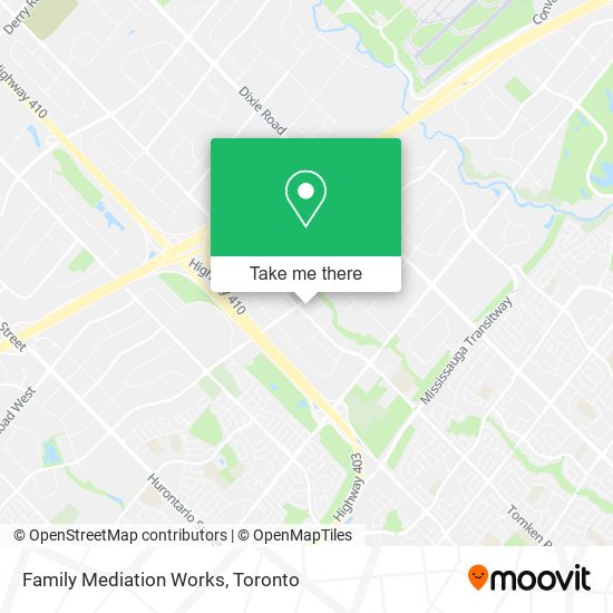 Family Mediation Works map