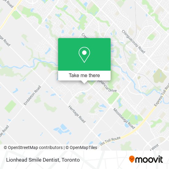 Lionhead Smile Dentist map