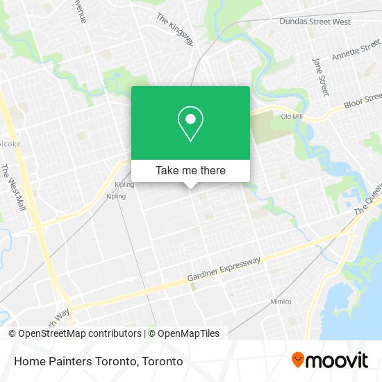 Home Painters Toronto map