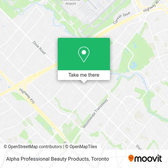 Alpha Professional Beauty Products map