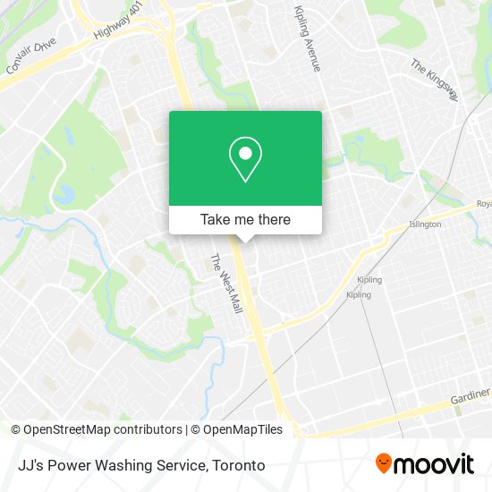 JJ's Power Washing Service map