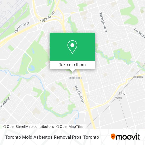 Toronto Mold Asbestos Removal Pros map