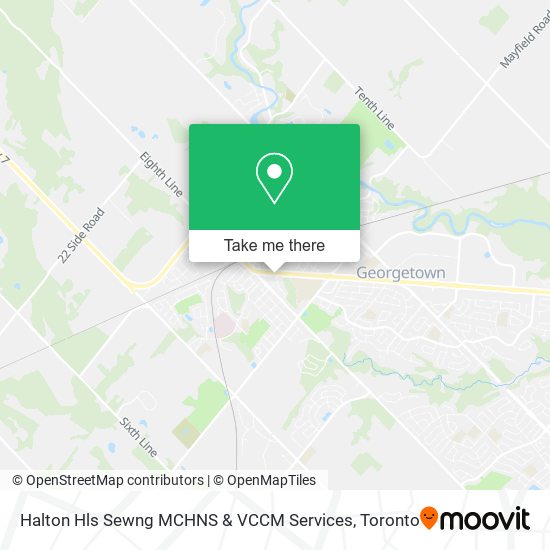 Halton Hls Sewng MCHNS & VCCM Services map