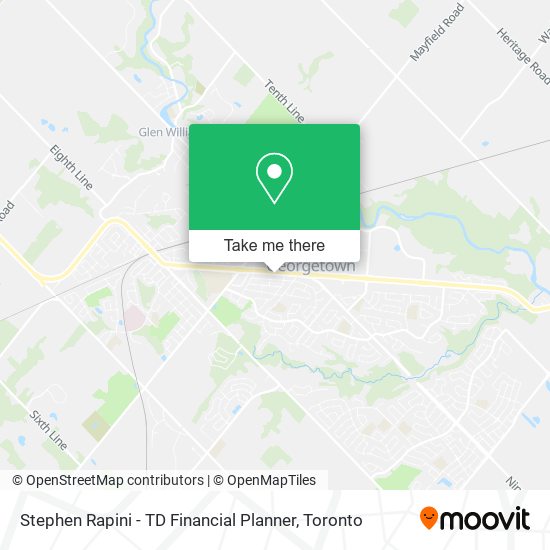 Stephen Rapini - TD Financial Planner map