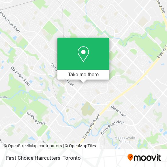 First Choice Haircutters map