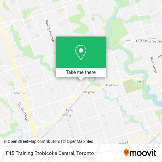 F45 Training Etobicoke Central plan