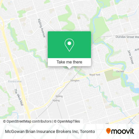 McGowan Brian Insurance Brokers Inc map