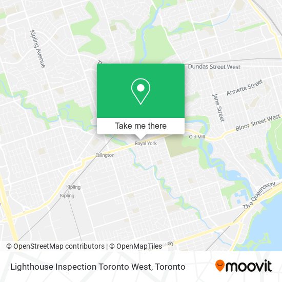 Lighthouse Inspection Toronto West map