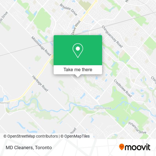 MD Cleaners map