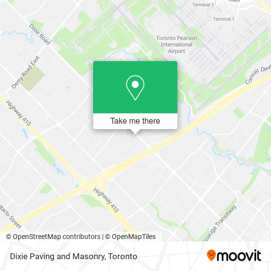 Dixie Paving and Masonry map
