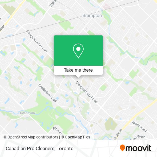 Canadian Pro Cleaners map