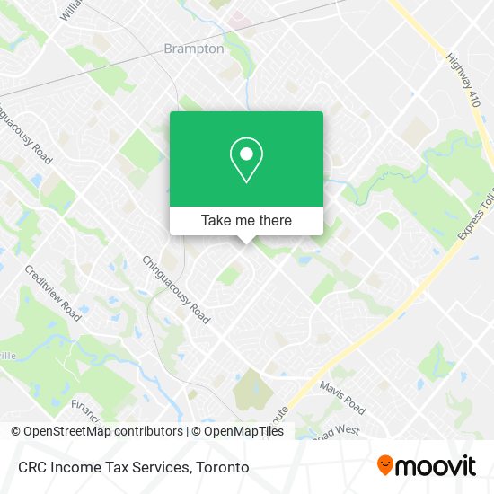 CRC Income Tax Services map