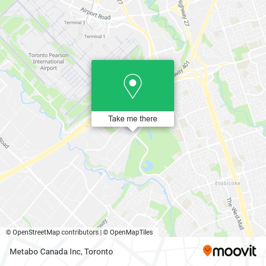 Metabo Canada Inc map
