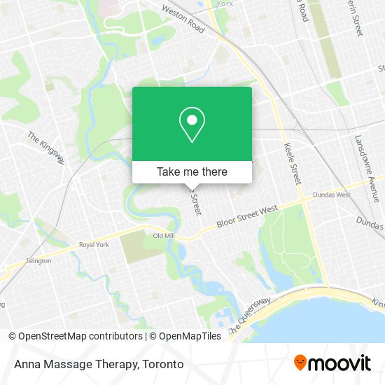 Anna Massage Therapy map