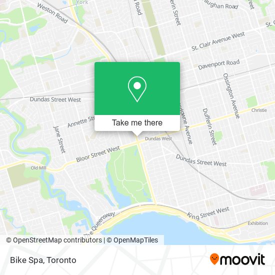 Bike Spa map