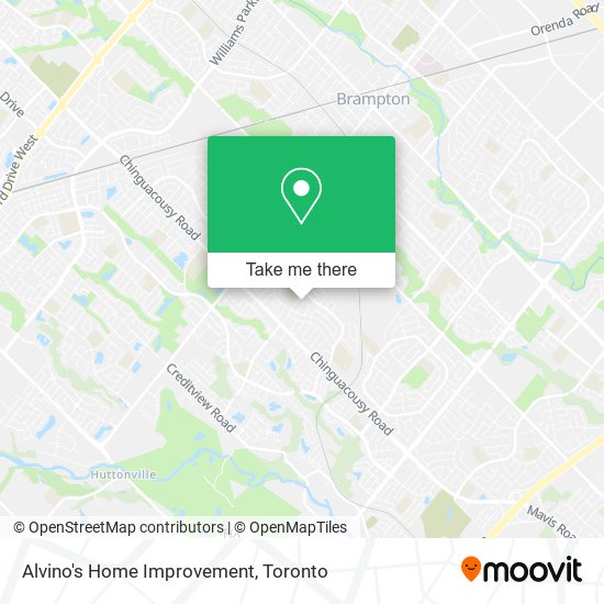 Alvino's Home Improvement map