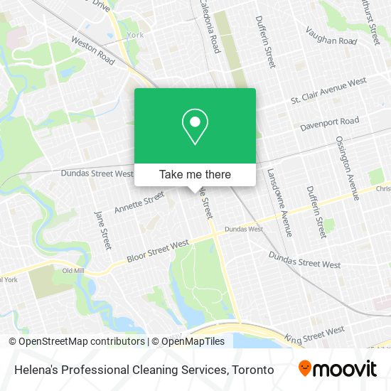 Helena's Professional Cleaning Services map