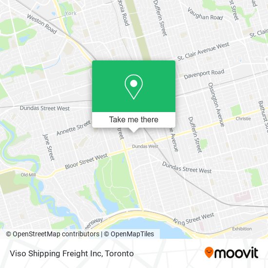Viso Shipping Freight Inc map