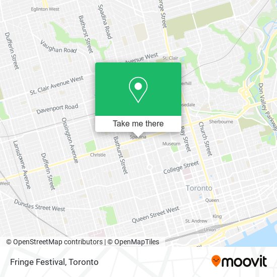 Fringe Festival map