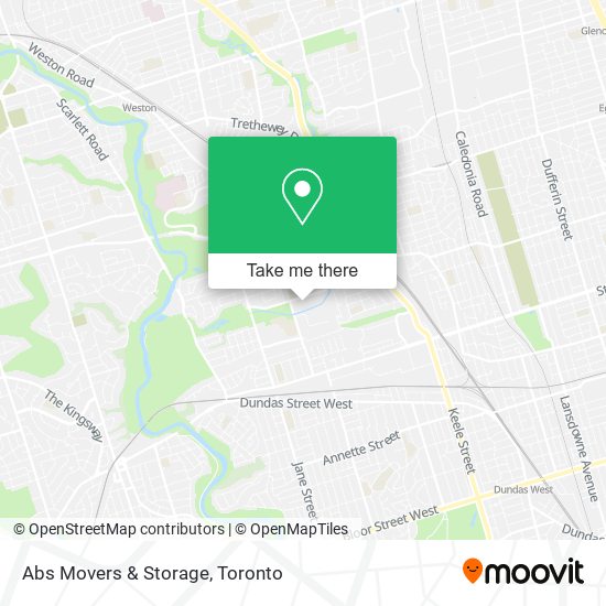 Abs Movers & Storage map