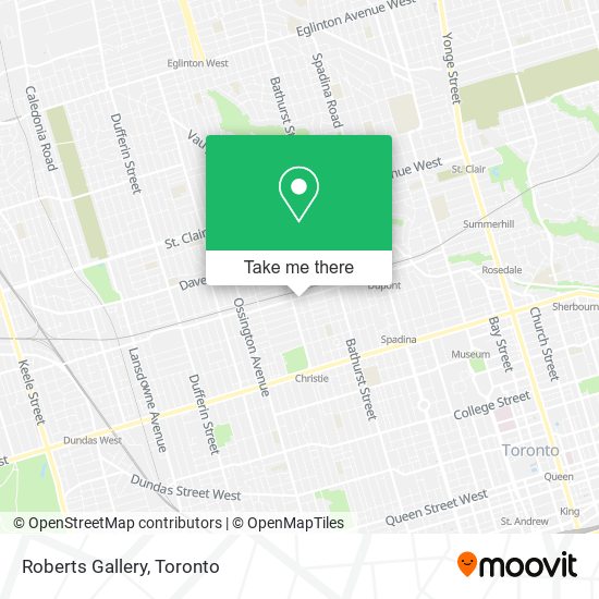 Roberts Gallery map