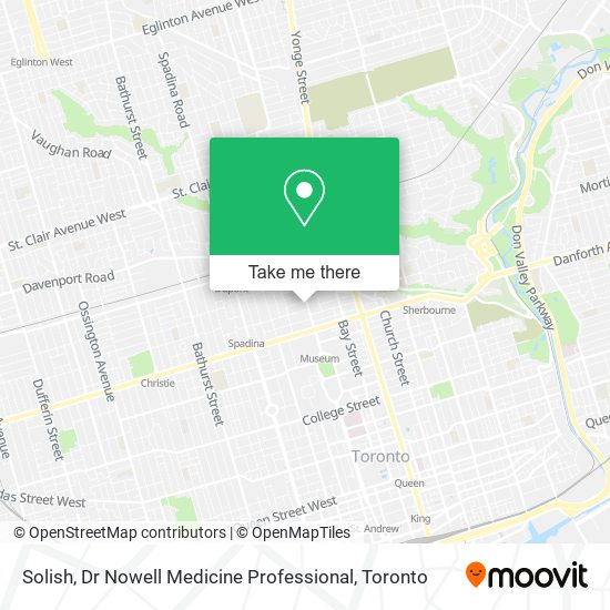 Solish, Dr Nowell Medicine Professional map