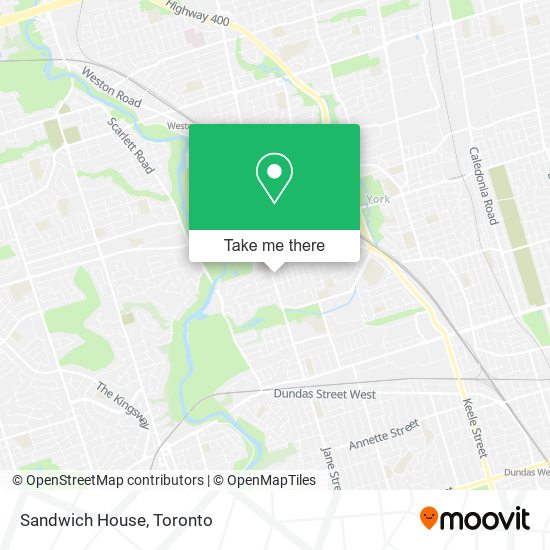 Sandwich House map