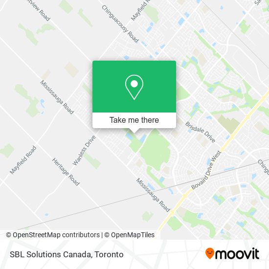 SBL Solutions Canada map